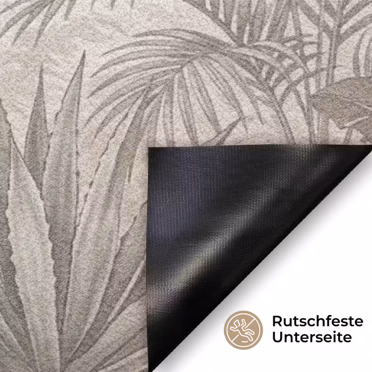 Jungle - Tropisch - Natuur -Vintage - Beige Deurmat klein -antislip_DE