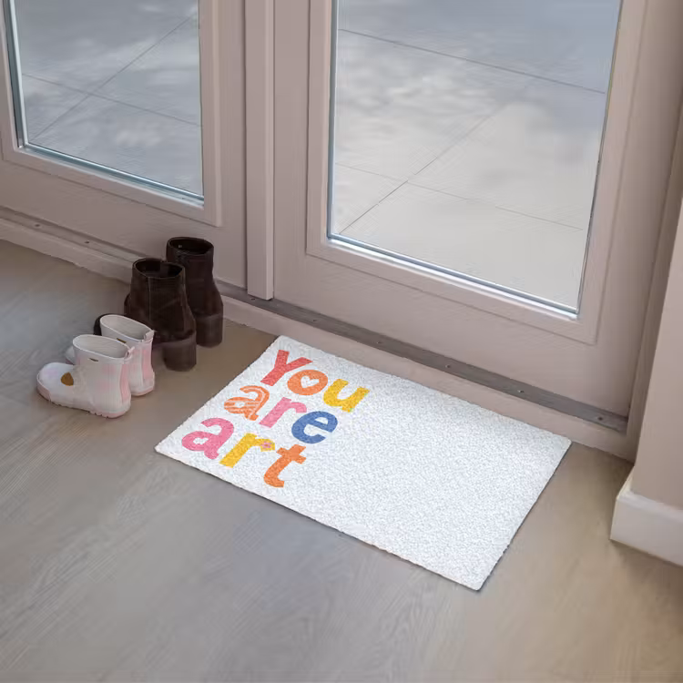 You are art - Kleurrijk - Grafisch Deurmat klein -sfeer3
