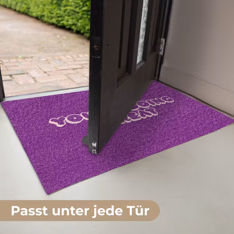 You're doing great - Paars - Bubble letters Deurmat klein -USP_DE