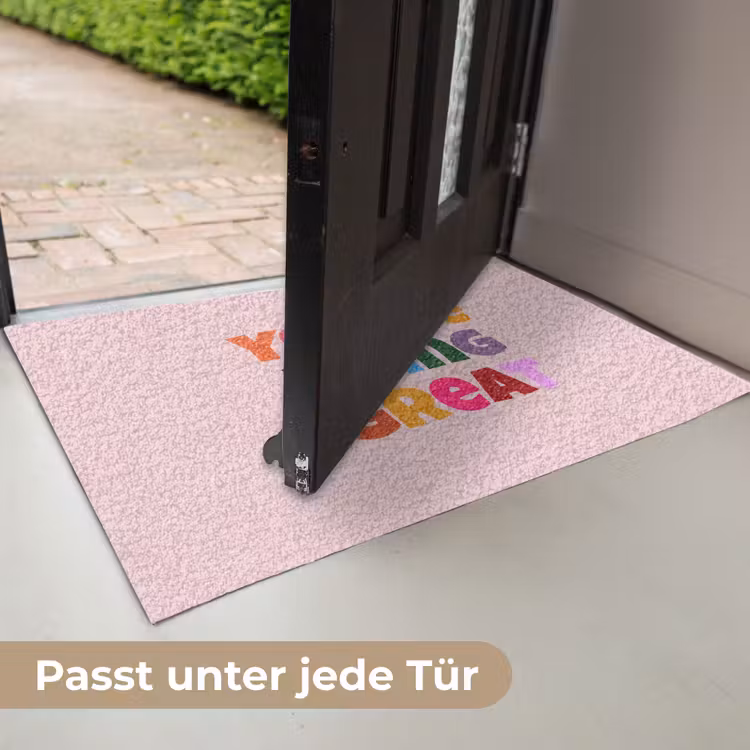 You're doing great - Roze - Kleurrijk Deurmat klein -USP_DE