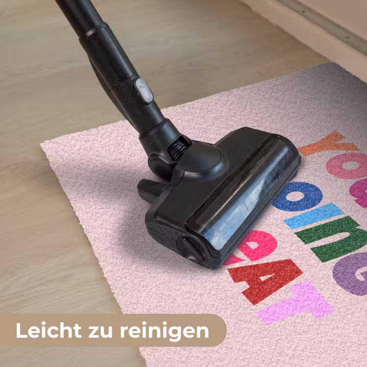 You're doing great - Roze - Kleurrijk Deurmat klein -reinigen_DE