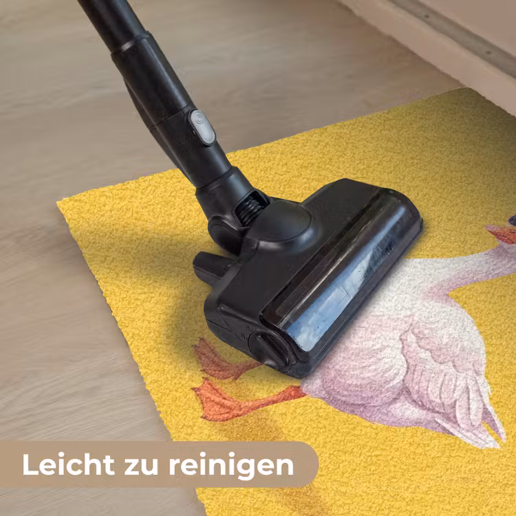 Eend - Zonnebril - Geel Deurmat klein -reinigen_DE