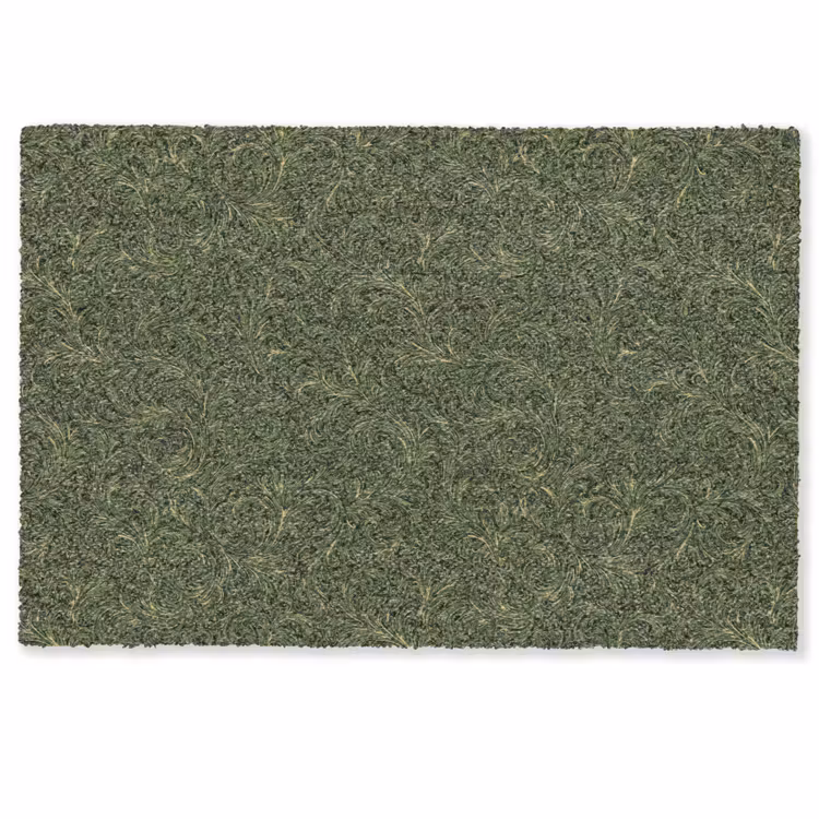 Donker - Groen - Krullend - Botanisch Deurmat klein 898 -zkaufland3d
