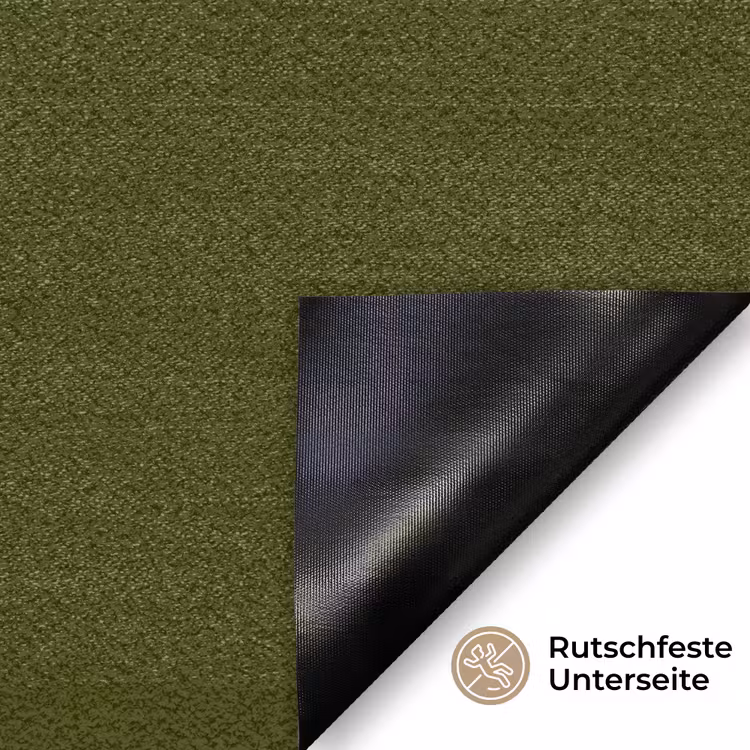 Dark  - Olive - Groen Deurmat klein 898 -antislip_DE