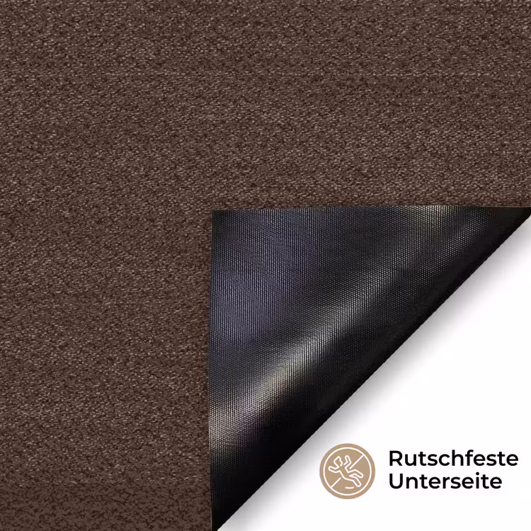 Dark - Chocolate - Bruin Deurmat klein 898 -antislip_DE