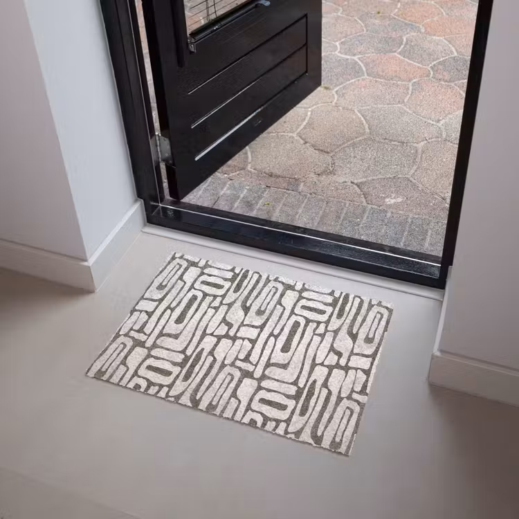 Donker - Wit - Abstract Deurmat klein 898 -sfeer5