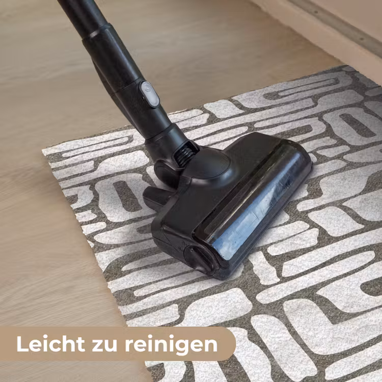 Donker - Wit - Abstract Deurmat klein 898 -reinigen_DE