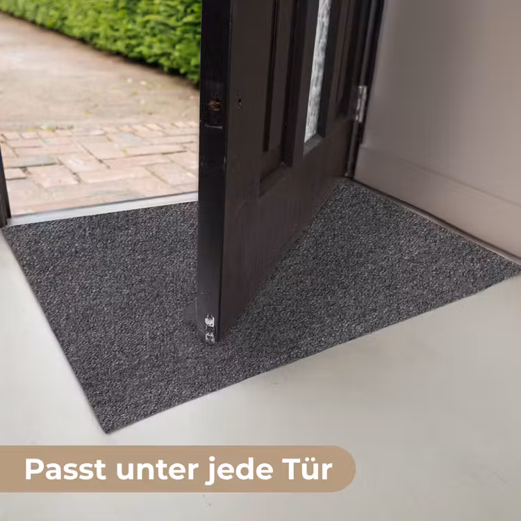 Donkergrijs - Asfaltstructuur - Ruw Deurmat klein 898 -USP_DE