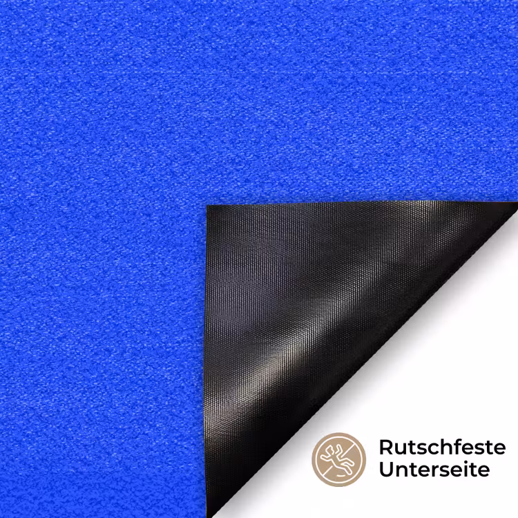 Electric - Blue - Blauw Deurmat klein 898 -antislip_DE