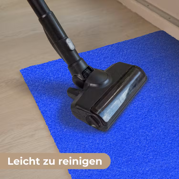 Electric - Blue - Blauw Deurmat klein 898 -reinigen_DE