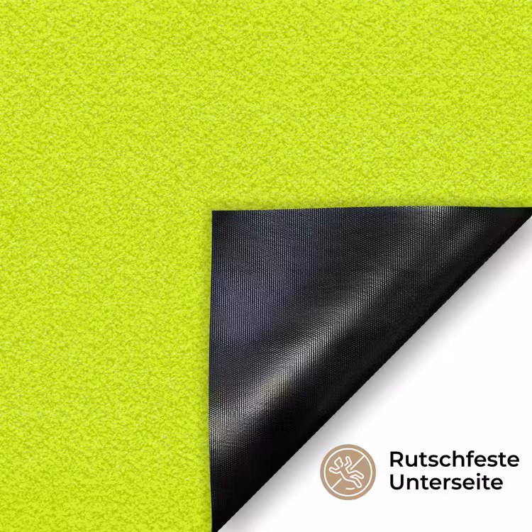 Electric - Lemon - Geel Deurmat klein 898 -antislip_DE