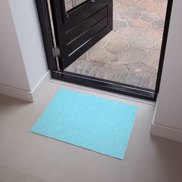 Electric - Cyan - Blauw Deurmat klein 898 -sfeer5
