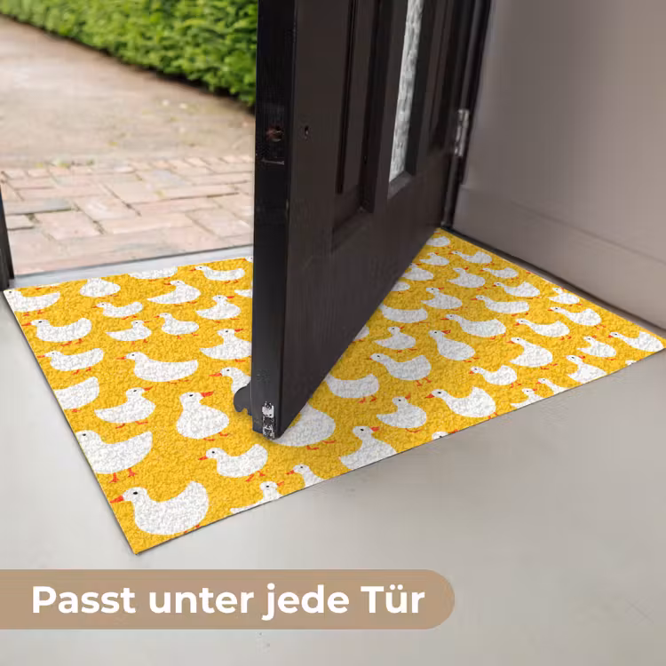 Eendjes - Patroon - Geel Deurmat klein 898 -USP_DE