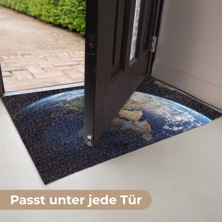 Aarde - Ruimte - Blauw - Groen Deurmat klein -USP_DE