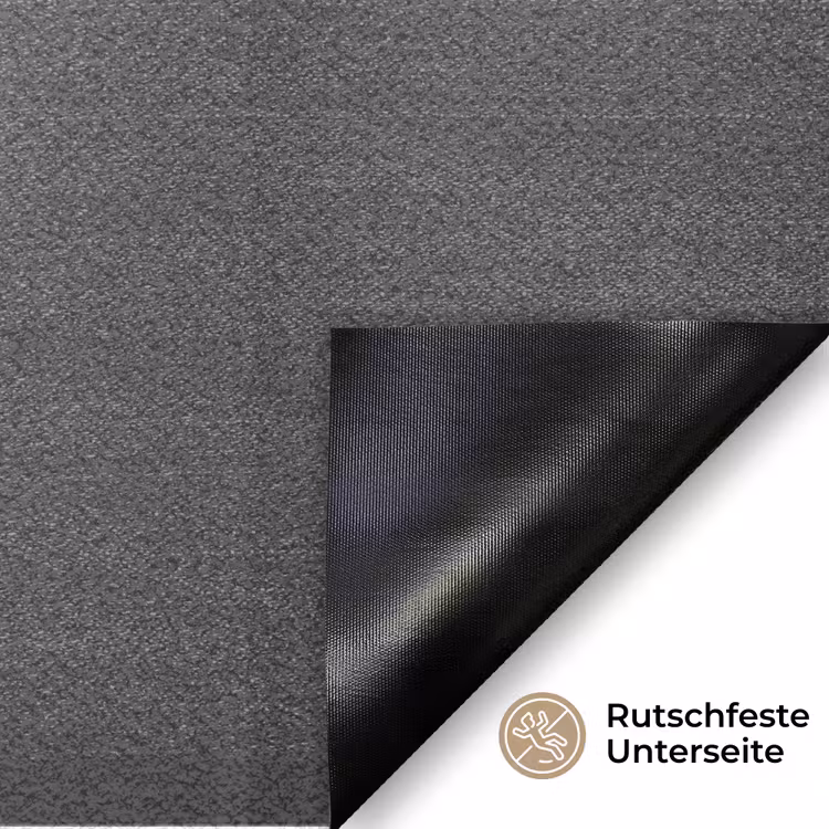 Ezel - Telefoon - Toilet - Zwart - Wit Deurmat klein -antislip_DE