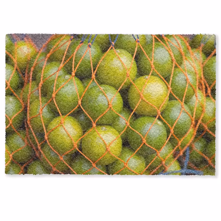 Fußmatte - Essen – Netz – Grün – Markt - Eten - Net - Groen - Markt Deurmat klein