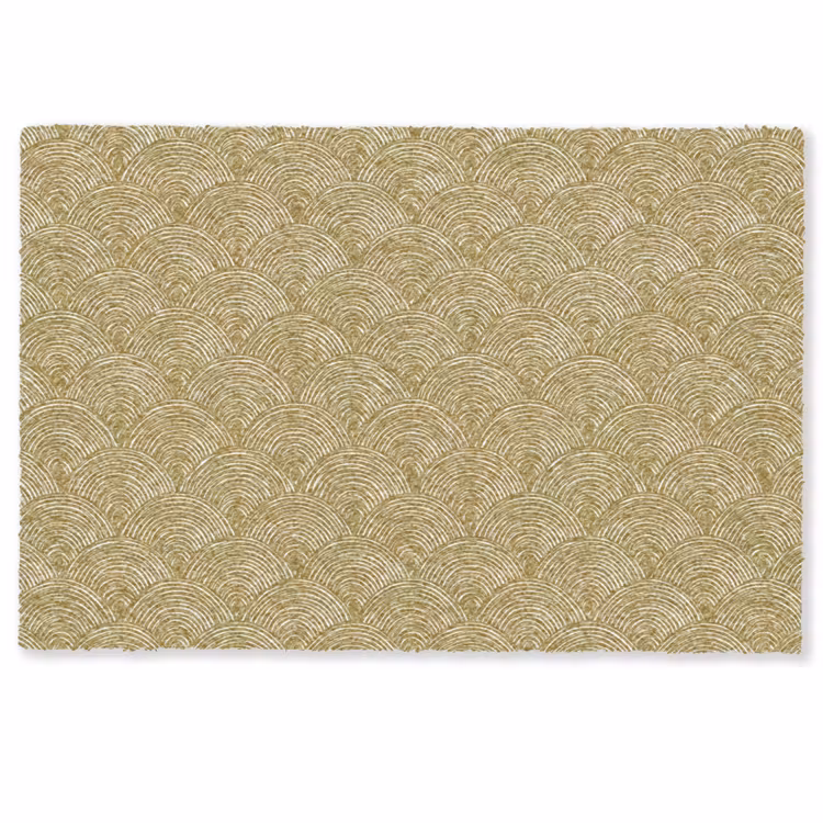 Waaier - Geometrisch - Groen Deurmat klein 898 -zkaufland3d
