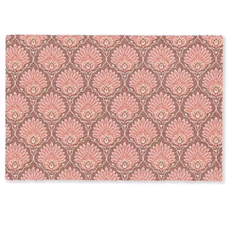 Waaiermotief - Patroon - Roze Deurmat klein -zkaufland3d