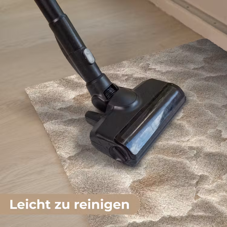 Waaierstructuren - Beige - Vezeltextuur Deurmat klein 898 -reinigen_DE