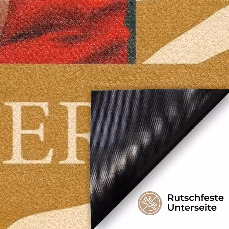 Familie - In - Patroon - Dierenprint - Foto Deurmat klein -antislip_DE