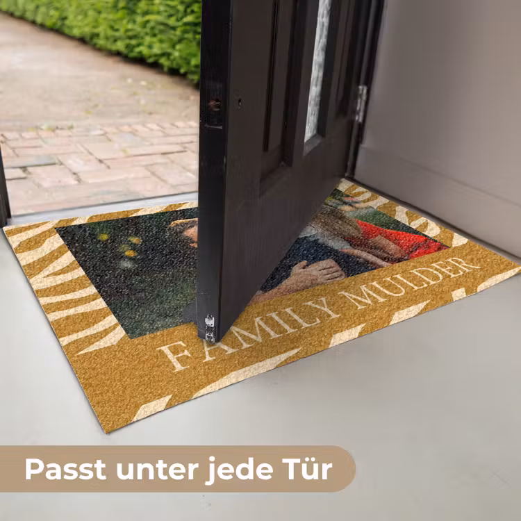 Familie - In - Patroon - Dierenprint - Foto Deurmat klein -USP_DE