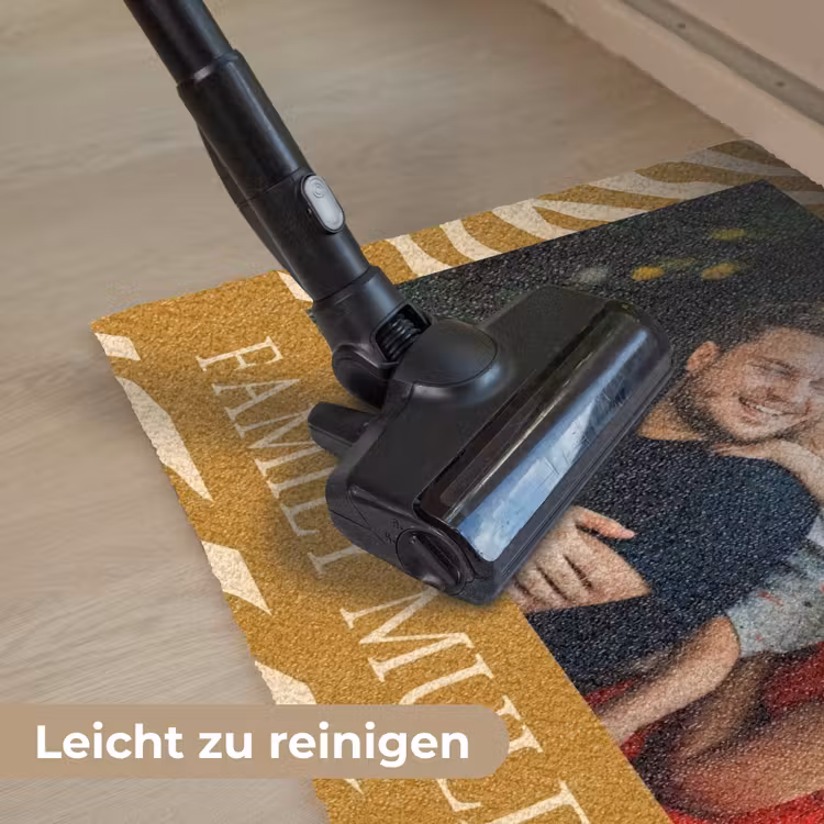 Familie - In - Patroon - Dierenprint - Foto Deurmat klein -reinigen_DE