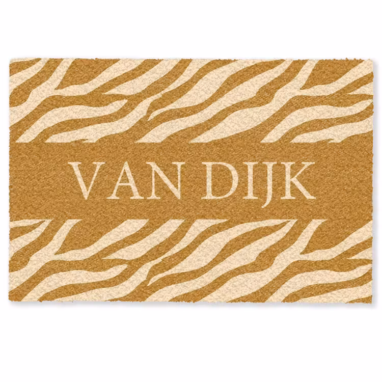 Familie - in - Patroon - Dierenprint Deurmat klein -zkaufland3d