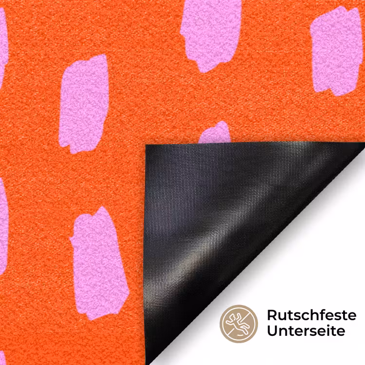 Verf - Roze - Rood Deurmat klein 898 -antislip_DE