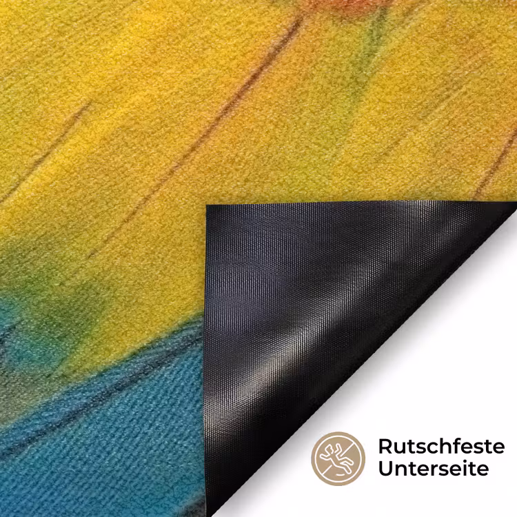Veren - Ara - Kleurrijk Deurmat klein -antislip_DE
