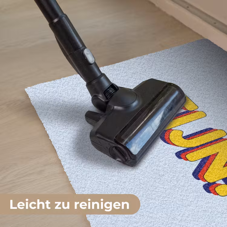 Fijn - Geel - Oranje Deurmat klein -reinigen_DE