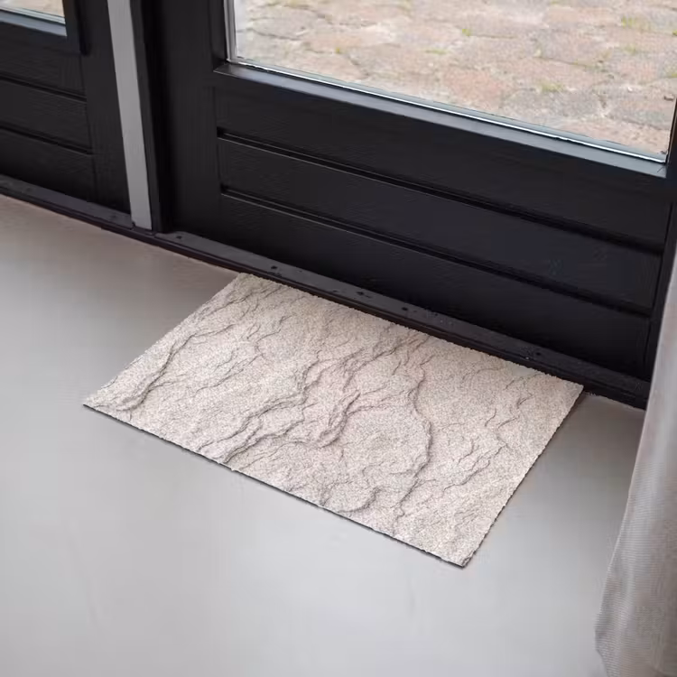 Rots - Structuur - Natuur - Beige - Abstract Deurmat klein -sfeer2