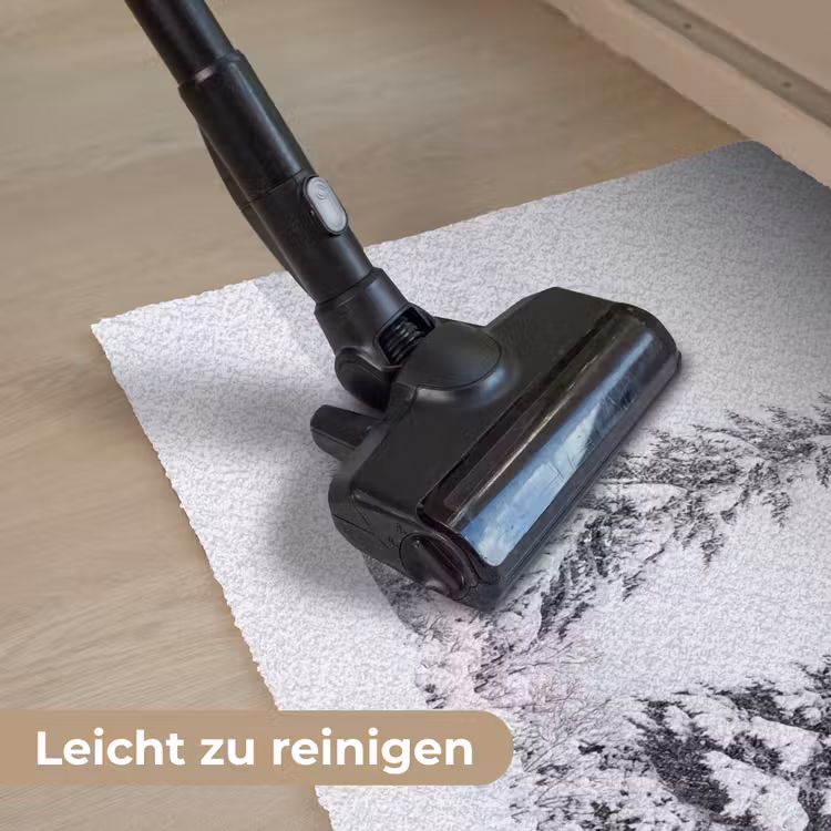 Fijnsparren - Sneeuw - Winter - Landschap - Stilte Deurmat klein -reinigen_DE