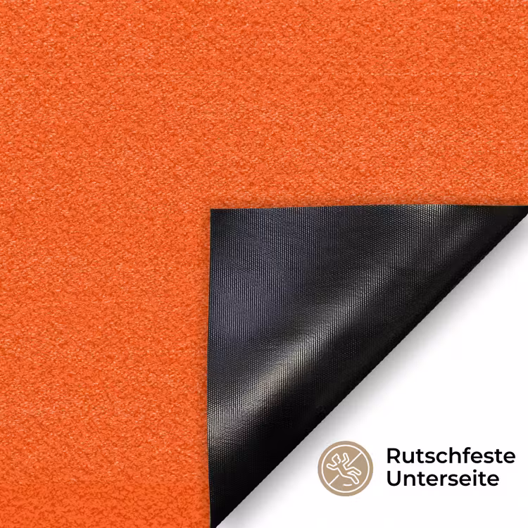 Fiery - Tangerine - Oranje Deurmat klein 898 -antislip_DE
