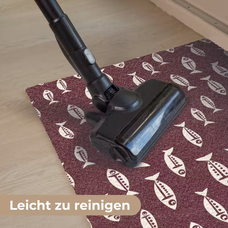 Vissen - Grafisch - Patroon - Donker Deurmat klein 898 -reinigen_DE