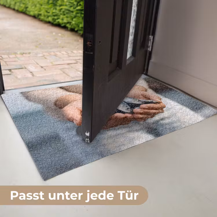 Fußmatte - Fisch – Hände – Natur - Vis - Handen - Natuur Deurmat klein