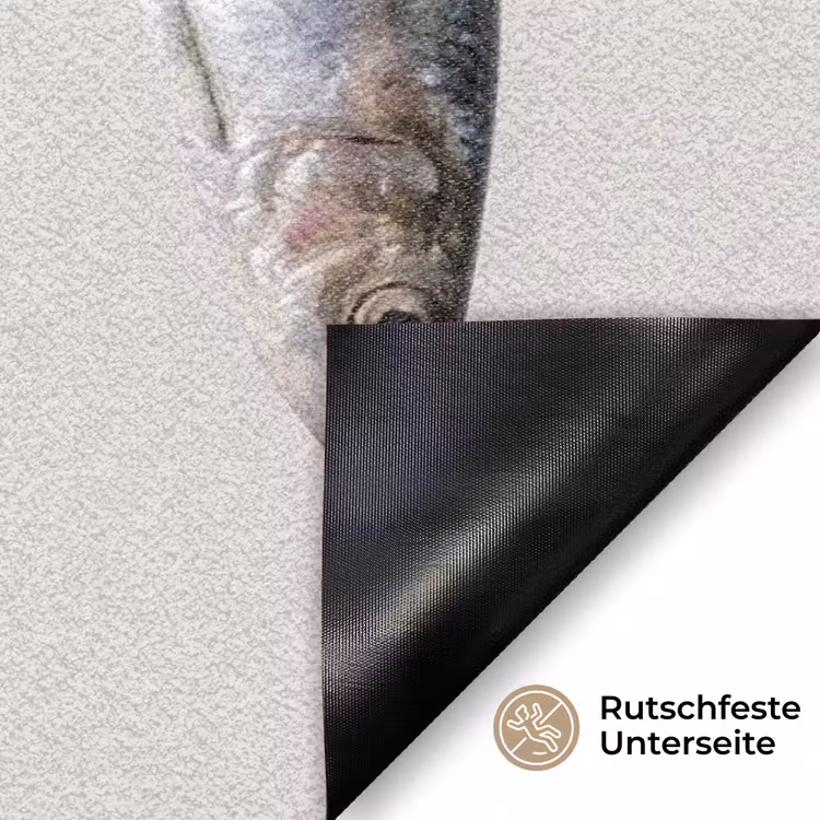 Fußmatte - Fisch – Hängend – Essen - Vis - Hangend - Eten Deurmat klein