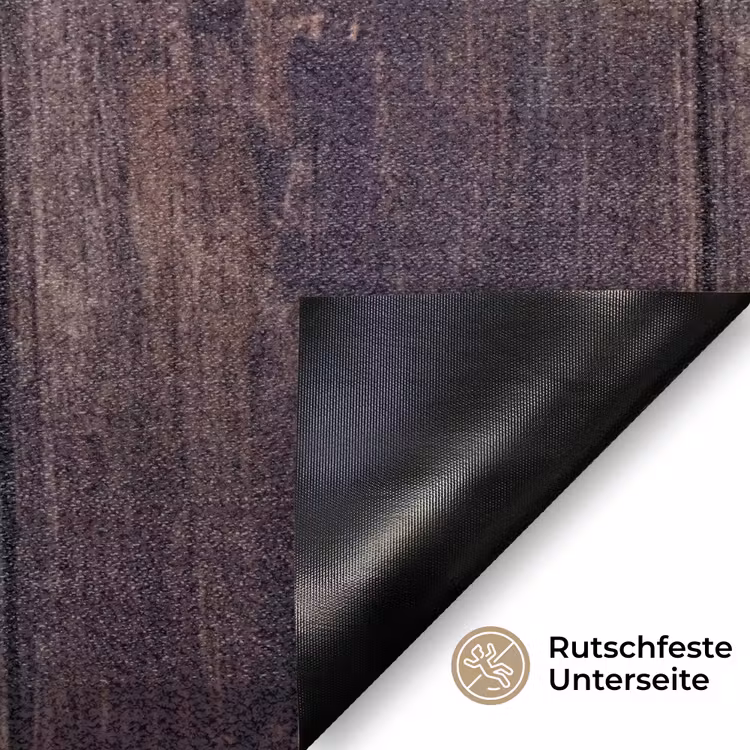 Fußmatte - Fisch – Holz – Essen - Vis - Hout - Eten Deurmat klein
