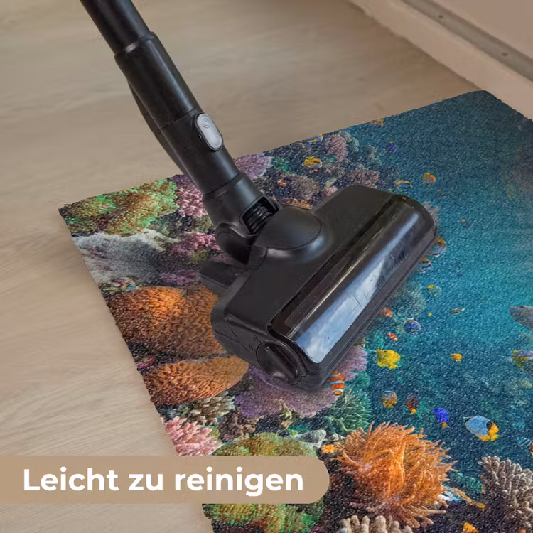 Vis - Koraal - Oceaan - Natuur - Kleurrijk Deurmat klein -reinigen_DE