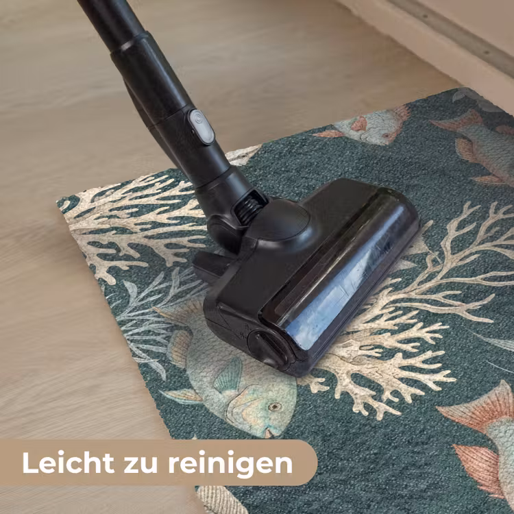 Vis - Koraal - Onderwater - Illustratie Deurmat klein -reinigen_DE