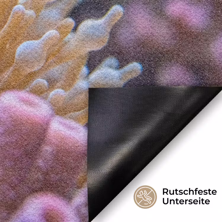 Vis - Koraal - Onderwater - Oranje - Dieren Deurmat klein -antislip_DE