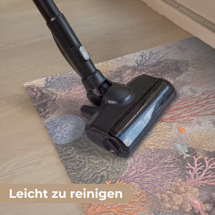 Vis - Koraalrif - Onderwaterwereld - Illustratie Deurmat klein -reinigen_DE