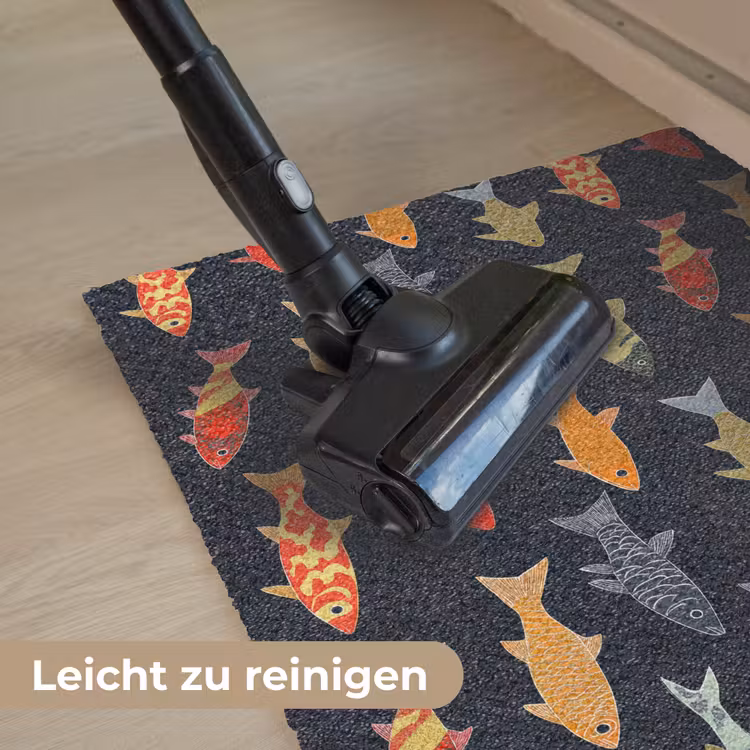 Vissen - Patroon - Kleurrijk Deurmat klein 898 -reinigen_DE