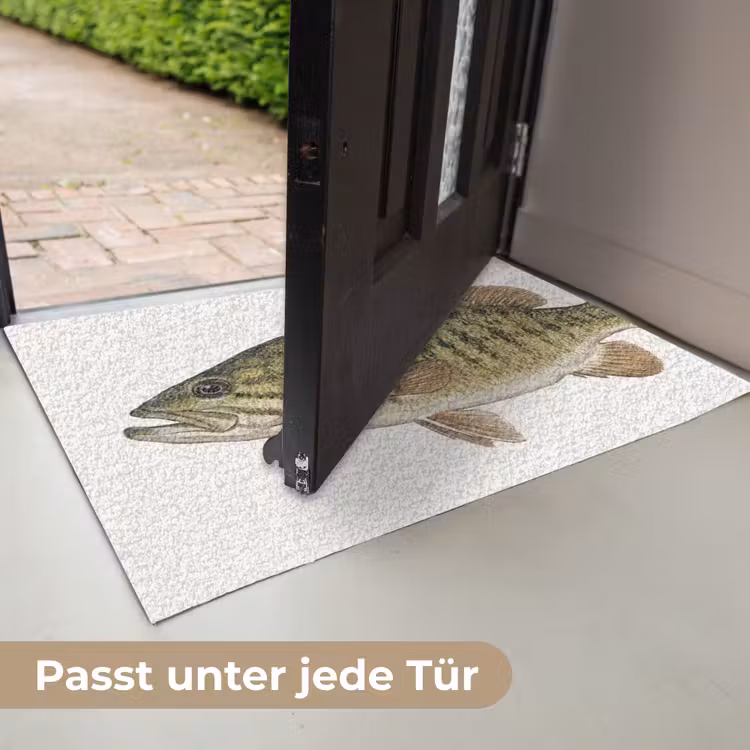 Vissen - Natuur - Vintage Deurmat klein -USP_DE