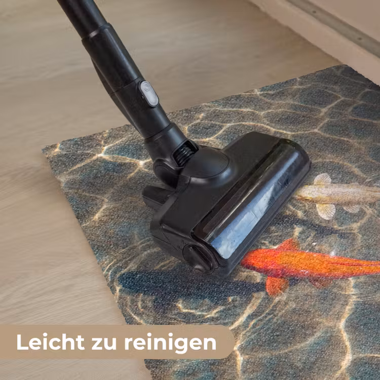 Vis - Water - Dieren - Oranje - Goud Deurmat klein -reinigen_DE