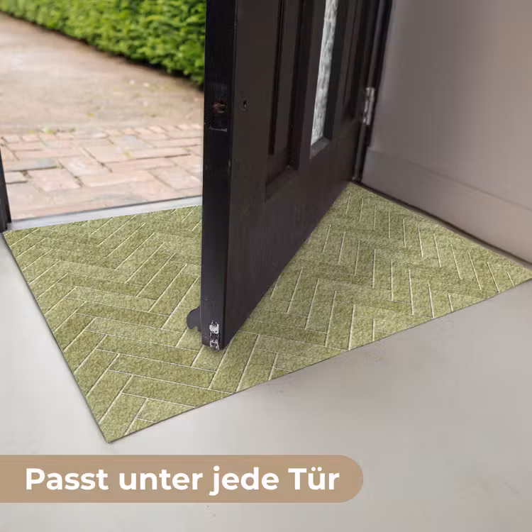 Visgraat - Wandtegel - Olijfgroen Deurmat klein 898 -USP_DE