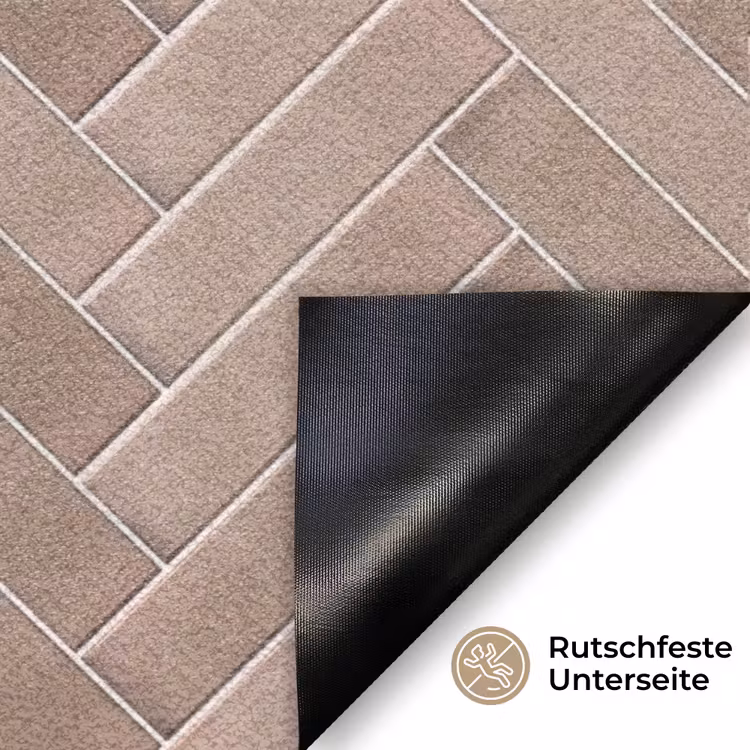 Visgraat - Wandtegel - Oudroze - Terracotta Deurmat klein 898 -antislip_DE