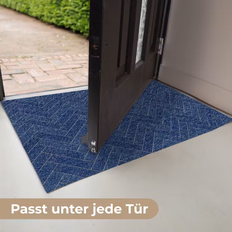 Visgraat - Wandtegel - Donkerblauw - Navy Blue Deurmat klein 898 -USP_DE
