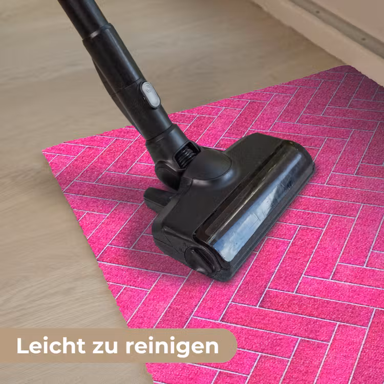 Visgraat - Wandtegel - Fuchsia - Roze Deurmat klein 898 -reinigen_DE