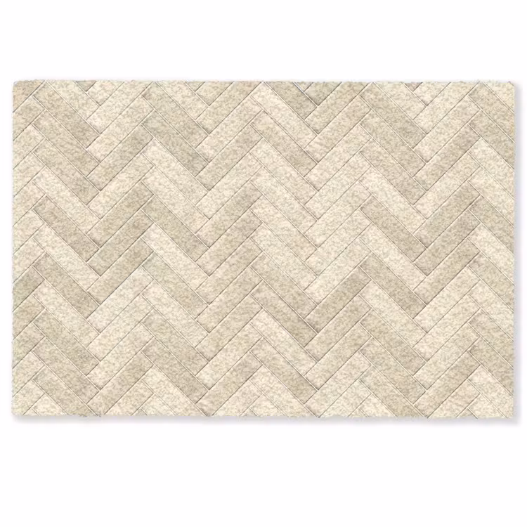 Visgraat - Wandtegel - Licht Beige Deurmat klein 898 -zkaufland3d