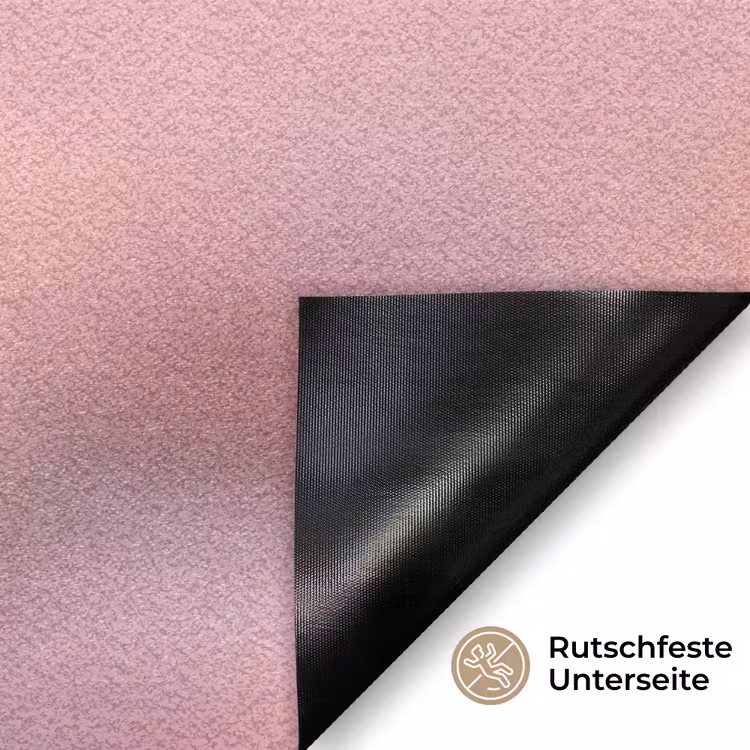 Flamingo - Portret - Roze Deurmat klein -antislip_DE